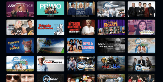 homepage of amazon freevee tv shows