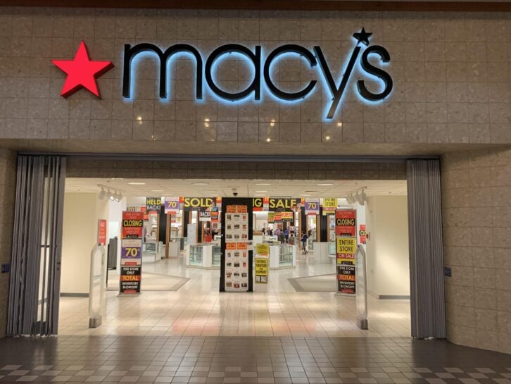 Macy's Store Closing