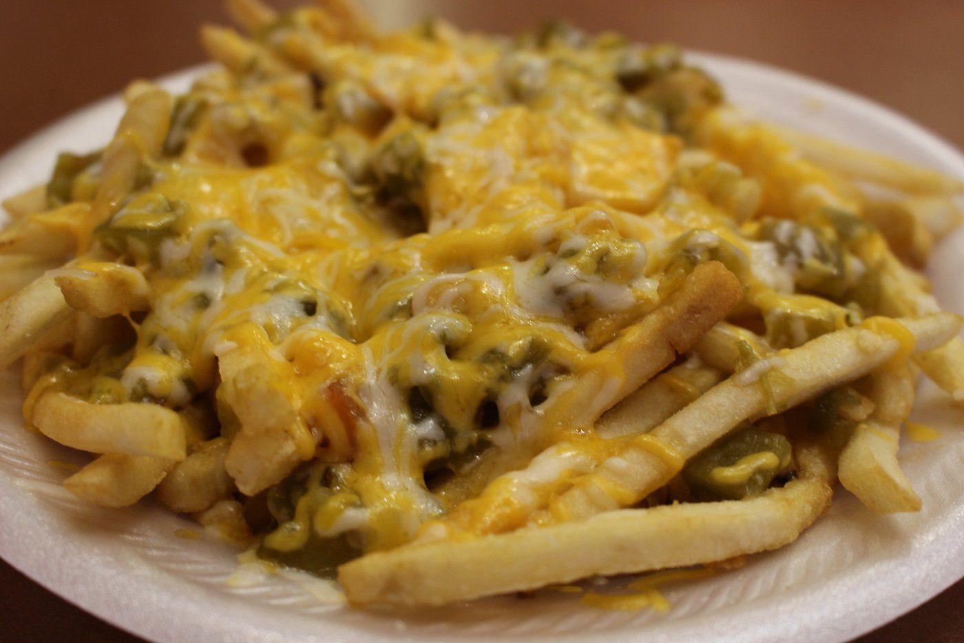 Green Chili Cheese Fries