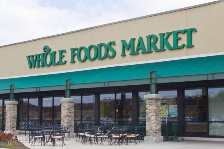 Indianapolis - Circa April 2016: Whole Foods Market. Amazon is expanding Whole Foods delivery in different US states I