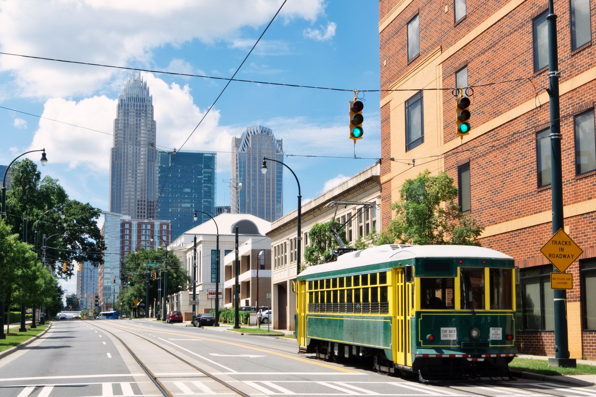 charlotte trolley, north carolina