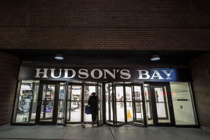 hbc storefront at night