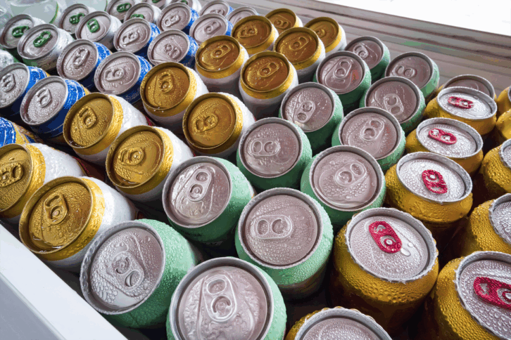 beer cans