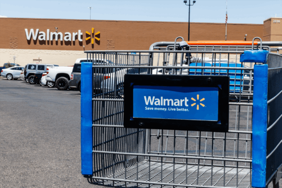 Walmart grocery cart