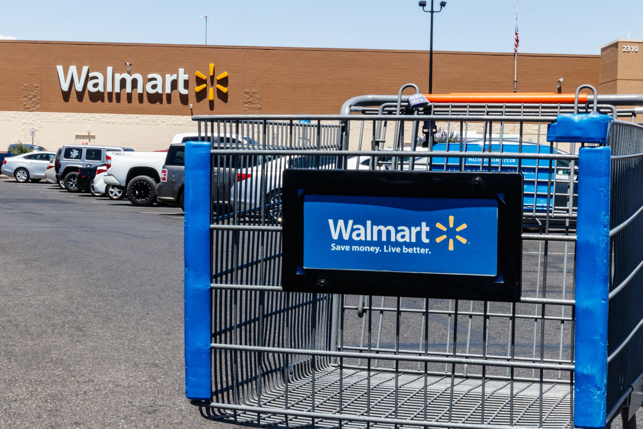 Las Vegas - Circa June 2019: Walmart Retail Location. Walmart is boosting its internet and ecommerce presence to keep up with competitors V