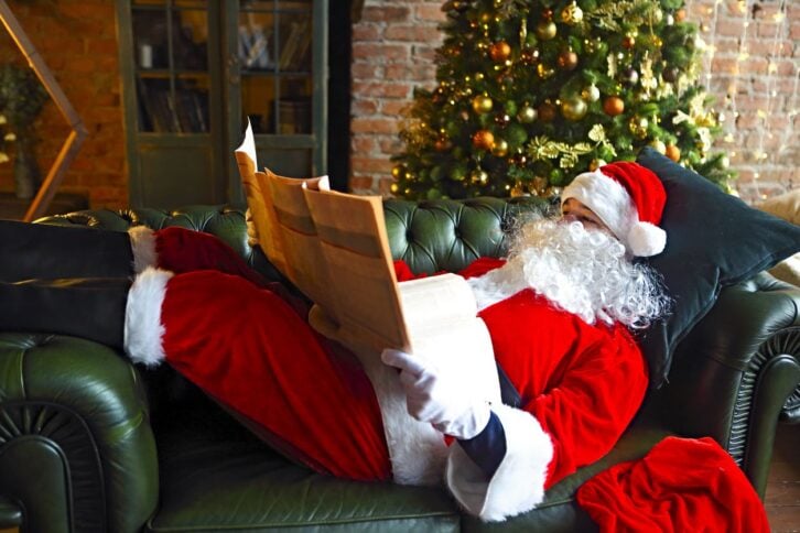 santa claus newspaper