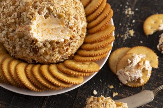 A Cheeseball Perfect for Holiday Paries