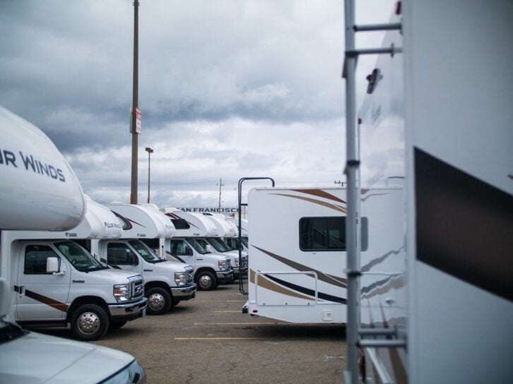 RV Parking Lot
