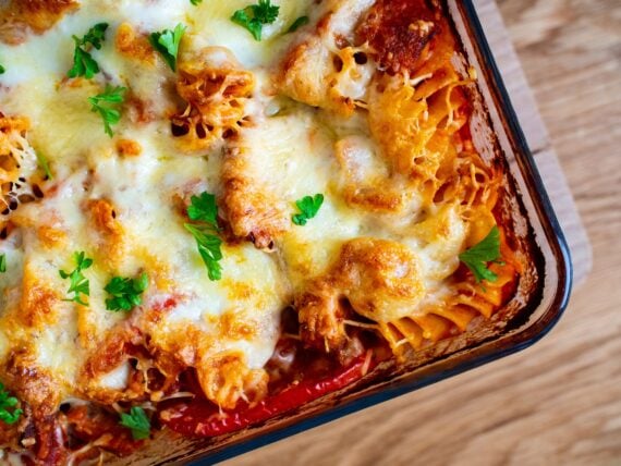 chicken pasta bake