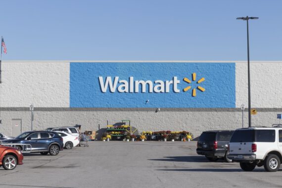 Frankfort - Circa October 2021: Walmart Retail Location. Walmart introduced its Veterans Welcome Home Commitment and plans on hiring 265,000 veterans.