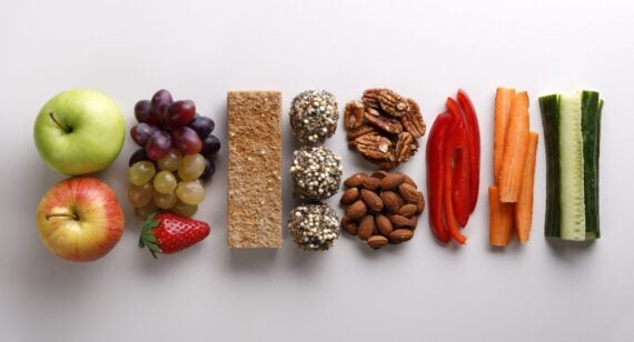 Healthy school or office lunch.