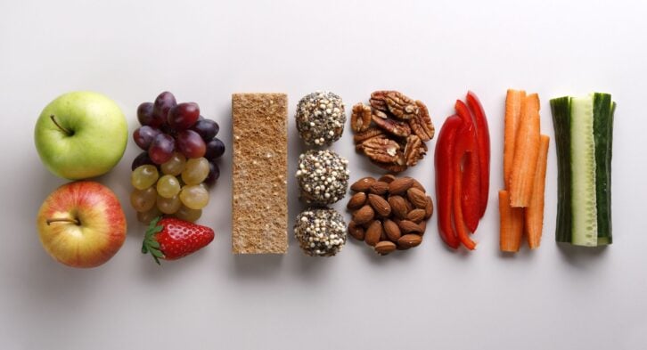 Healthy school or office lunch.