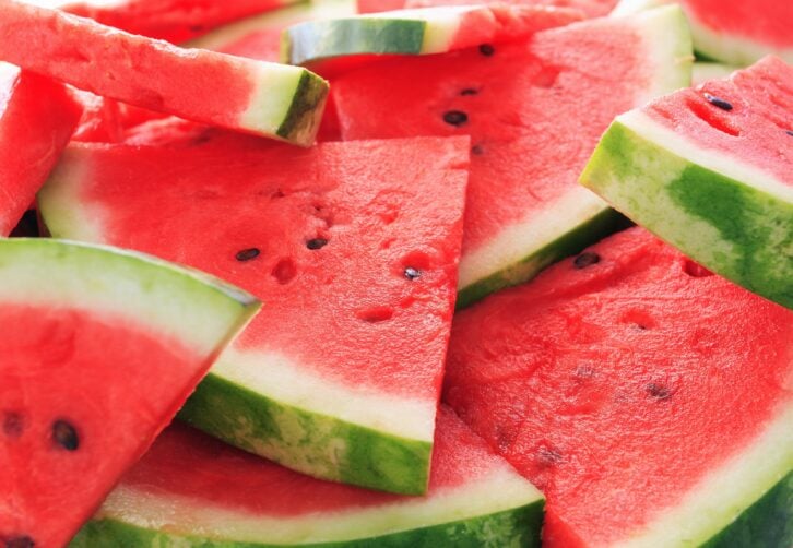 Watermelon.Shallow dof.