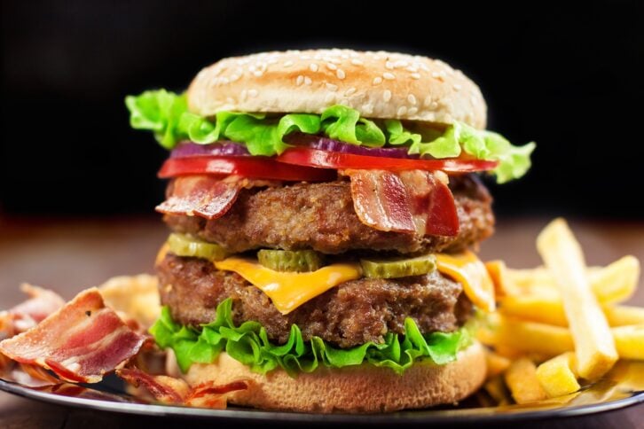 double cheeseburger