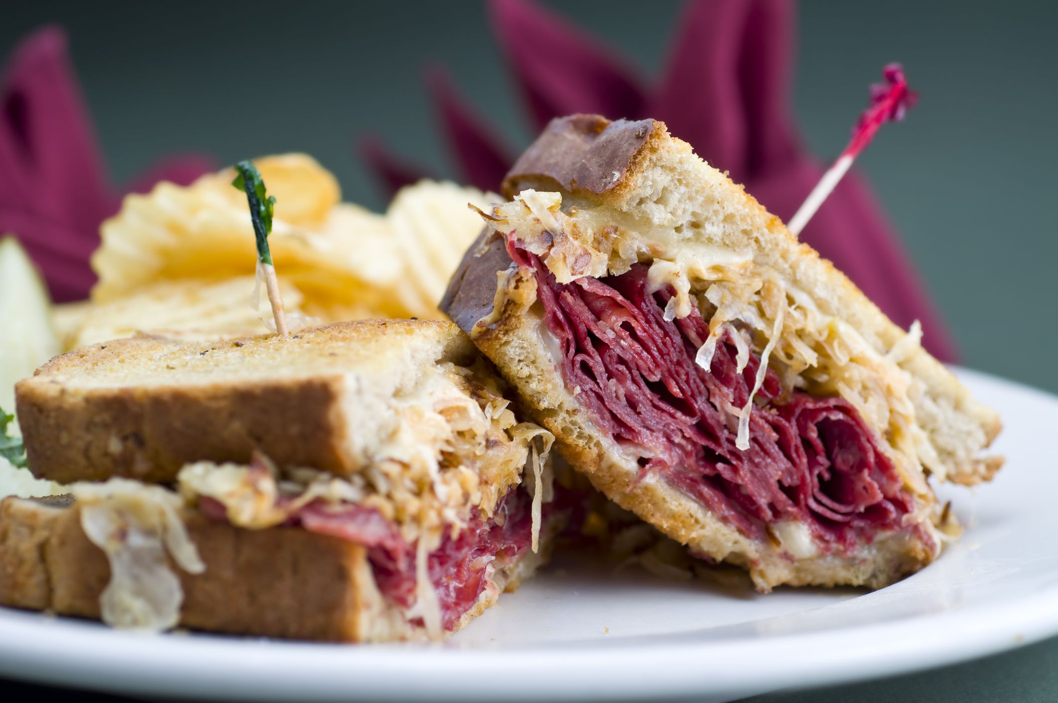 Classic Reuben Sandwich.