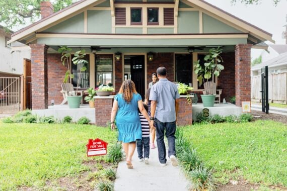 Family searching for an American type of house