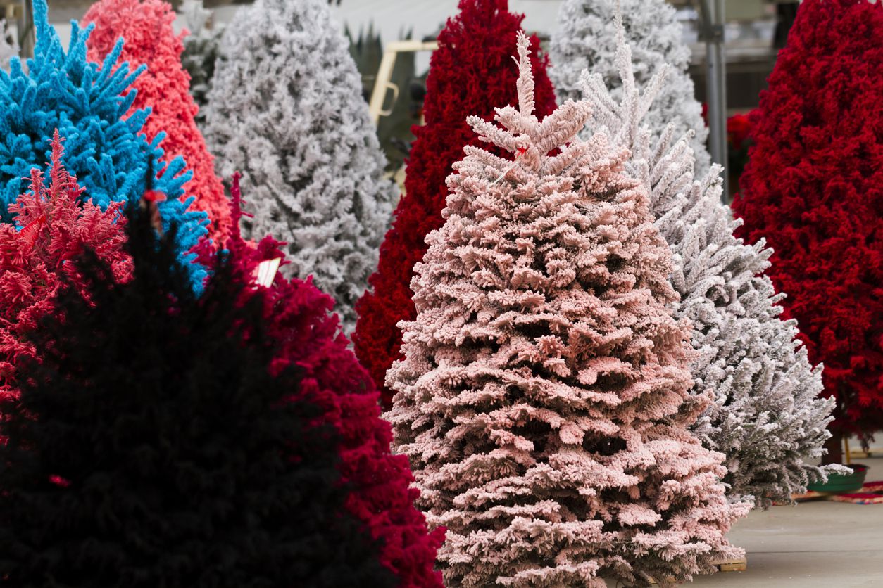 fake christmas tress