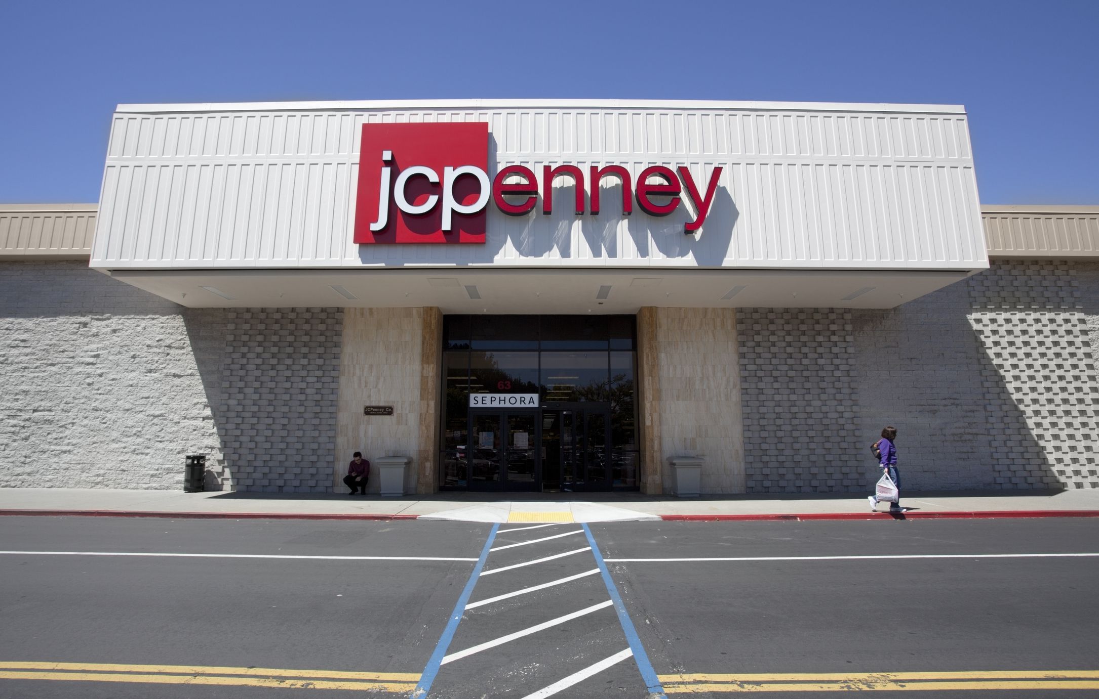 Daly City, California, USA - May 18, 2011: Very light customer traffic at the JCPenny store in Serramonte Shopping Center in Daly City, California.