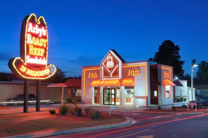 Athens, Georgia, USA - May 5, 2012: A classic Arby's