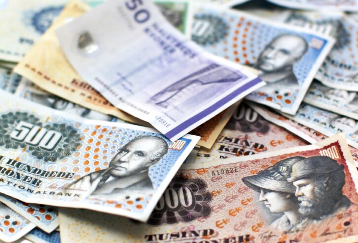 Danish Papermoney in all kinds.