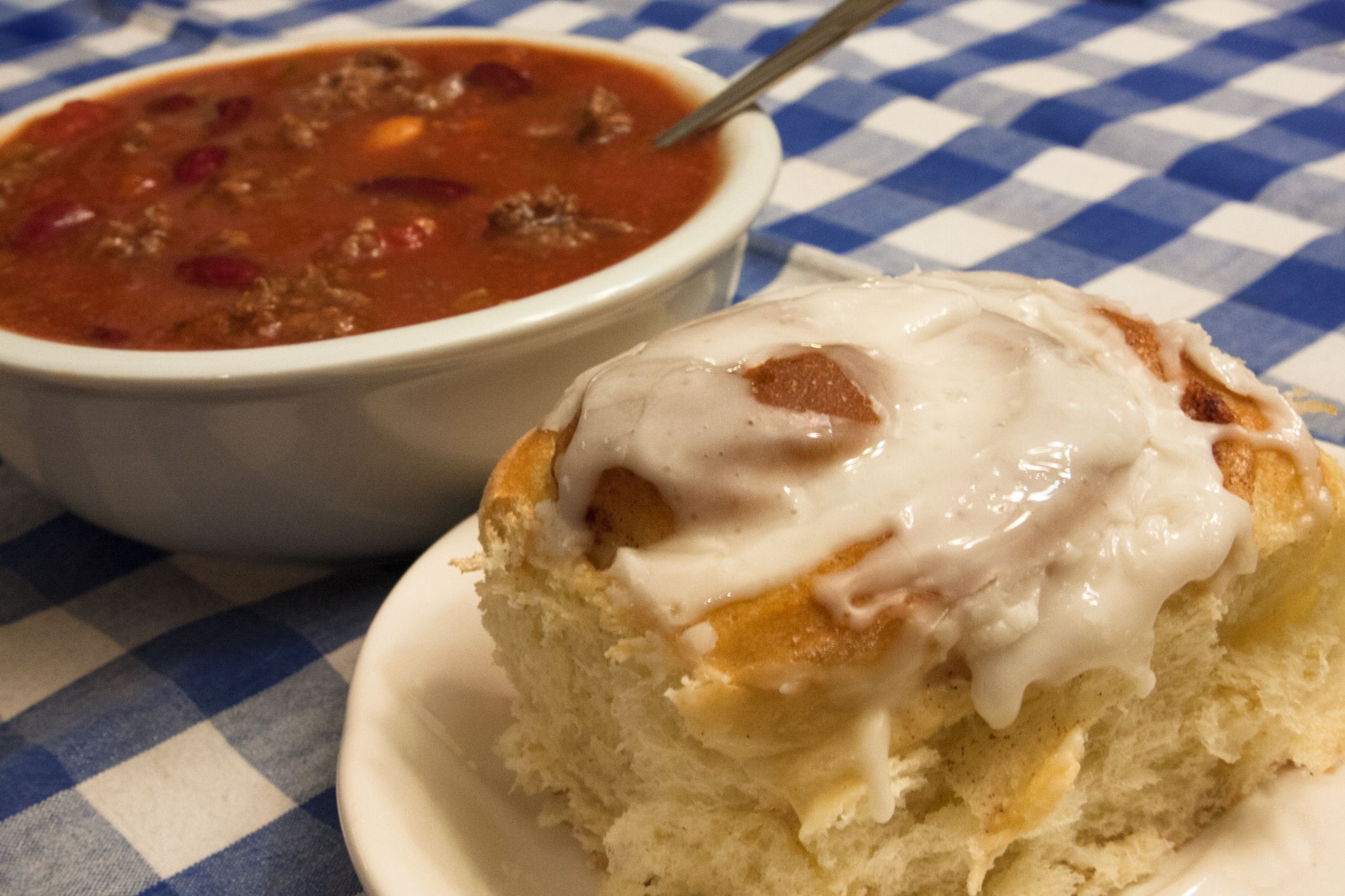 While it may sound unusual to the uninitiated, the combination of chili and cinnamon rolls is a classic meal across Iowa.