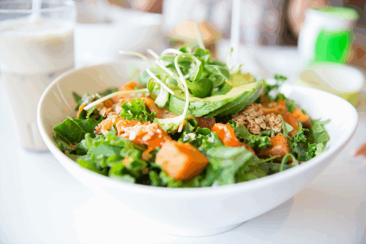 healthy kale salad