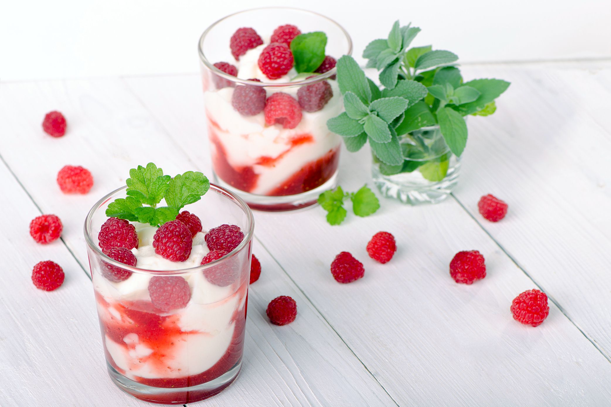 raspberry mousse