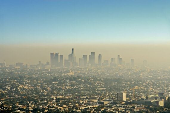 Smog over Los Angeles