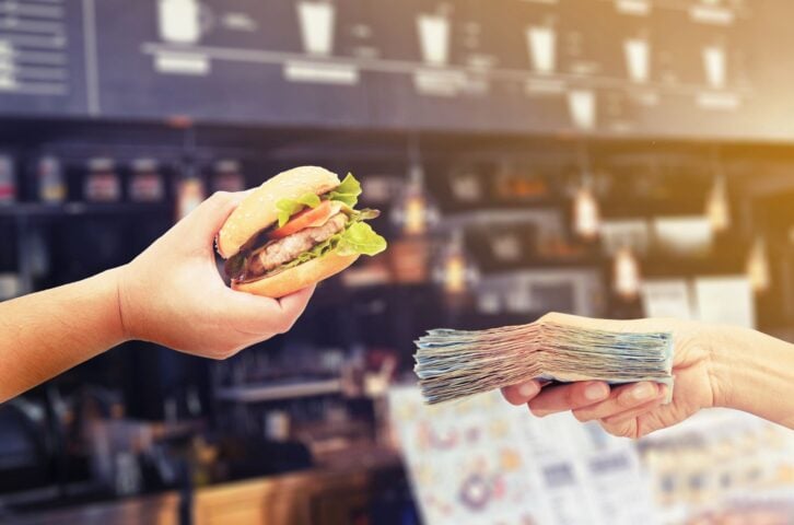 buy hamburger