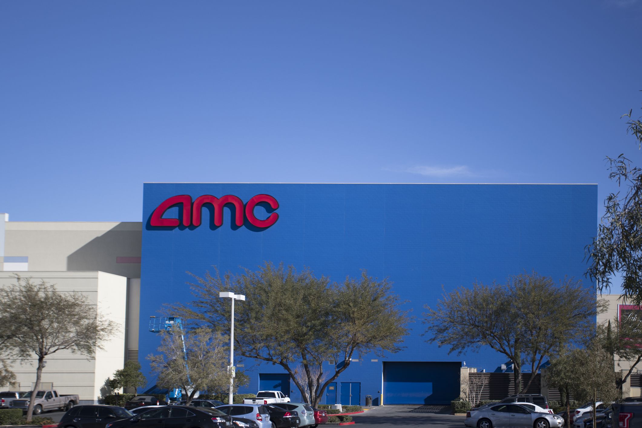 An editorial stock photo of the AMC Movie theatre in Las Vegas, NV. AMC is an American movie theater chain owned and operated by AMC Entertainment Inc