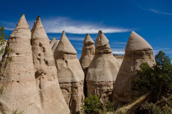Kasha-Katuwe Tent Rocks — Close-Up view of the largest tent rocks