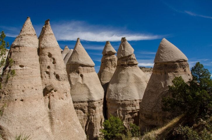 Kasha-Katuwe Tent Rocks — Close-Up view of the largest tent rocks