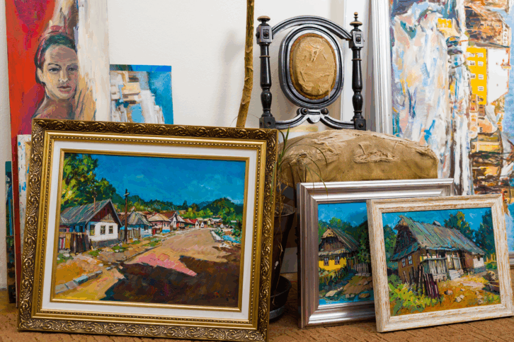 framed paintings