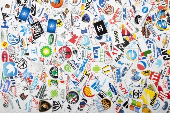 Editorial animation: Seamlessly loopable animation of a compilation of major US retail chains.All logos and trademarks remain property of their respective owners.