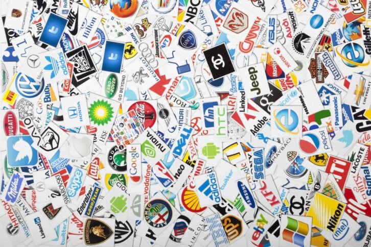 Editorial animation: Seamlessly loopable animation of a compilation of major US retail chains.All logos and trademarks remain property of their respective owners.