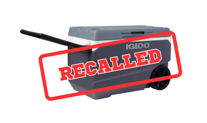 Igloo Cooler Recalled