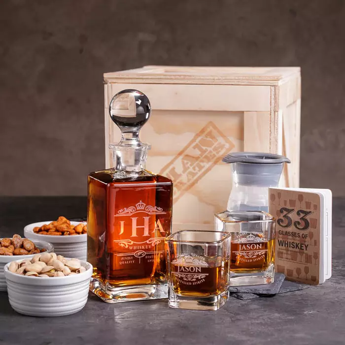 Whiskey appreciation crate man crates