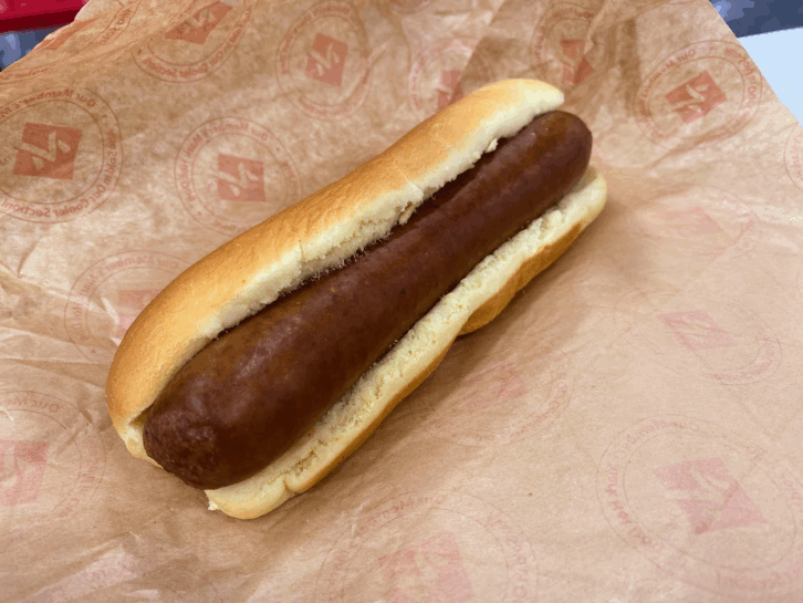 Sam's Club cafe hot dog