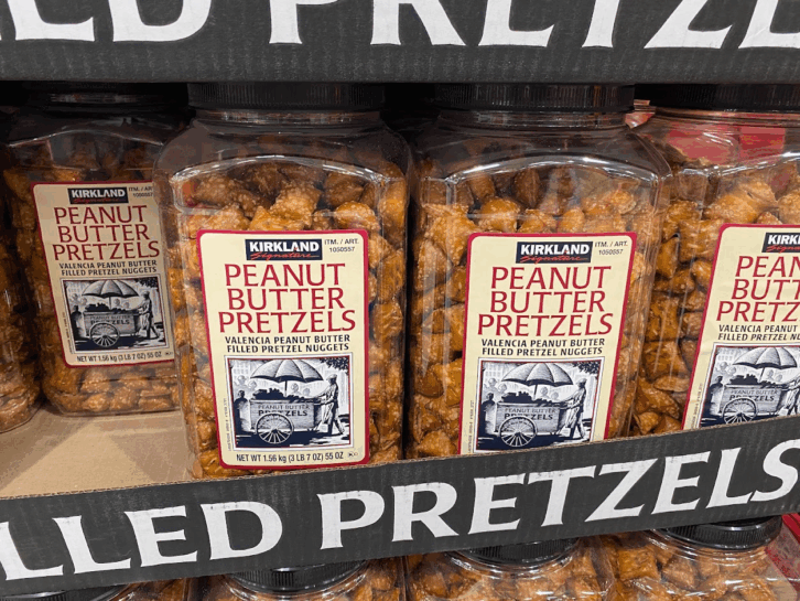 Kirkland Signature Peanut Butter Pretzels Costco