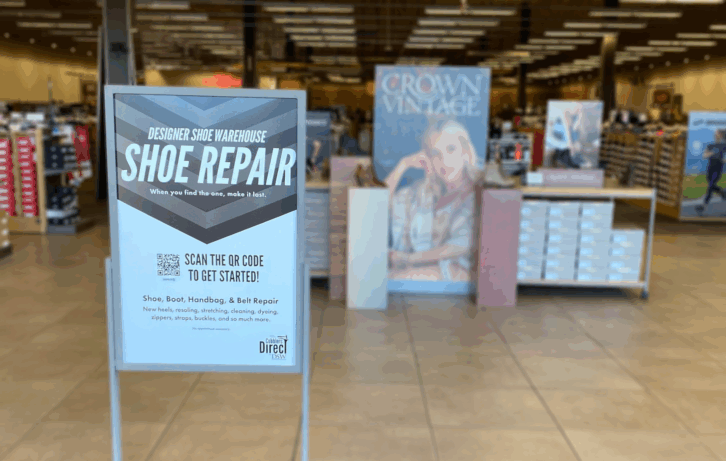 DSW Cobblers Direct shoe repair