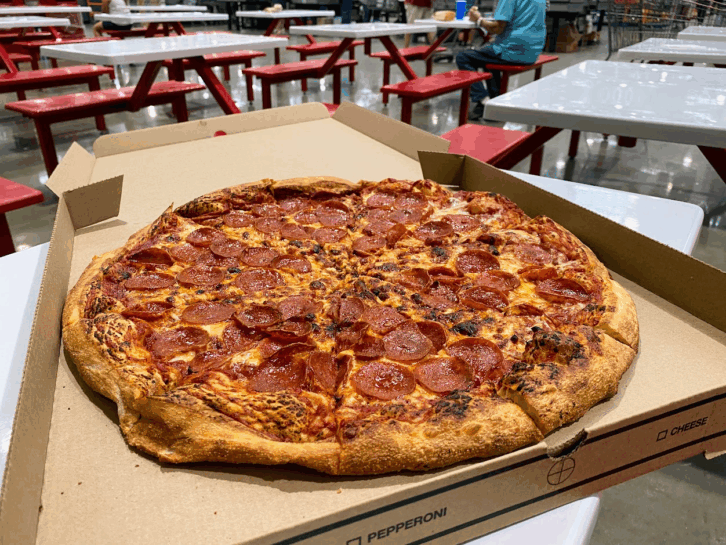 Costco whole pepperoni pizza