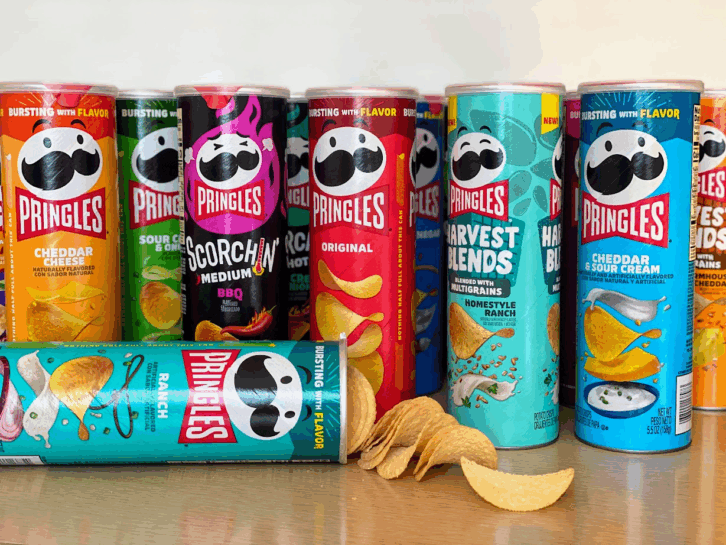Pringles cans cover photo