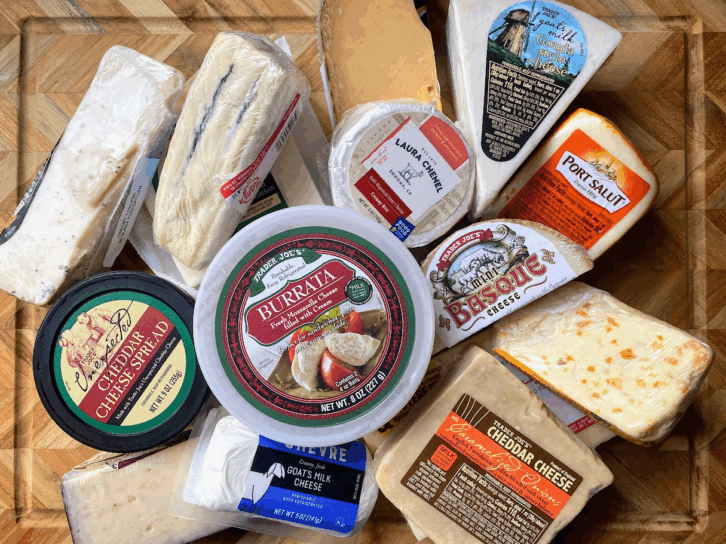 Trader Joe's cheeses cover photo