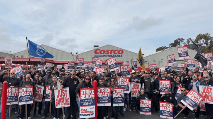 Costco teamsters strike california