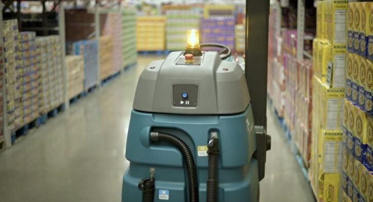 Sam's Club Inventory Scrubber Robot