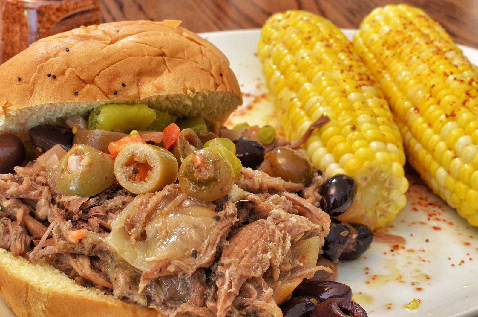 Italian beef with hot giardiniera