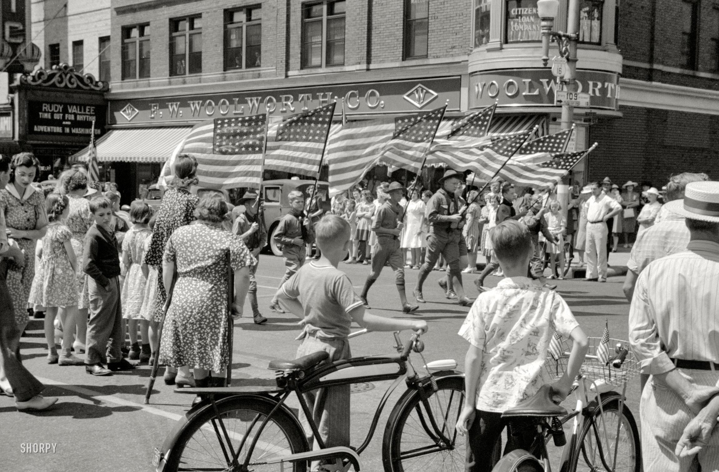 Fourth of July parade in Watertown, Wisconsin. July 4, 1941.