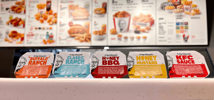 kfc sauces