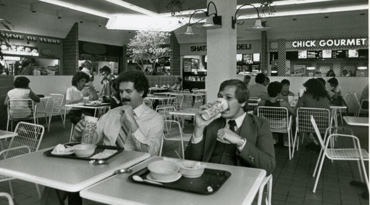 Vintage food court