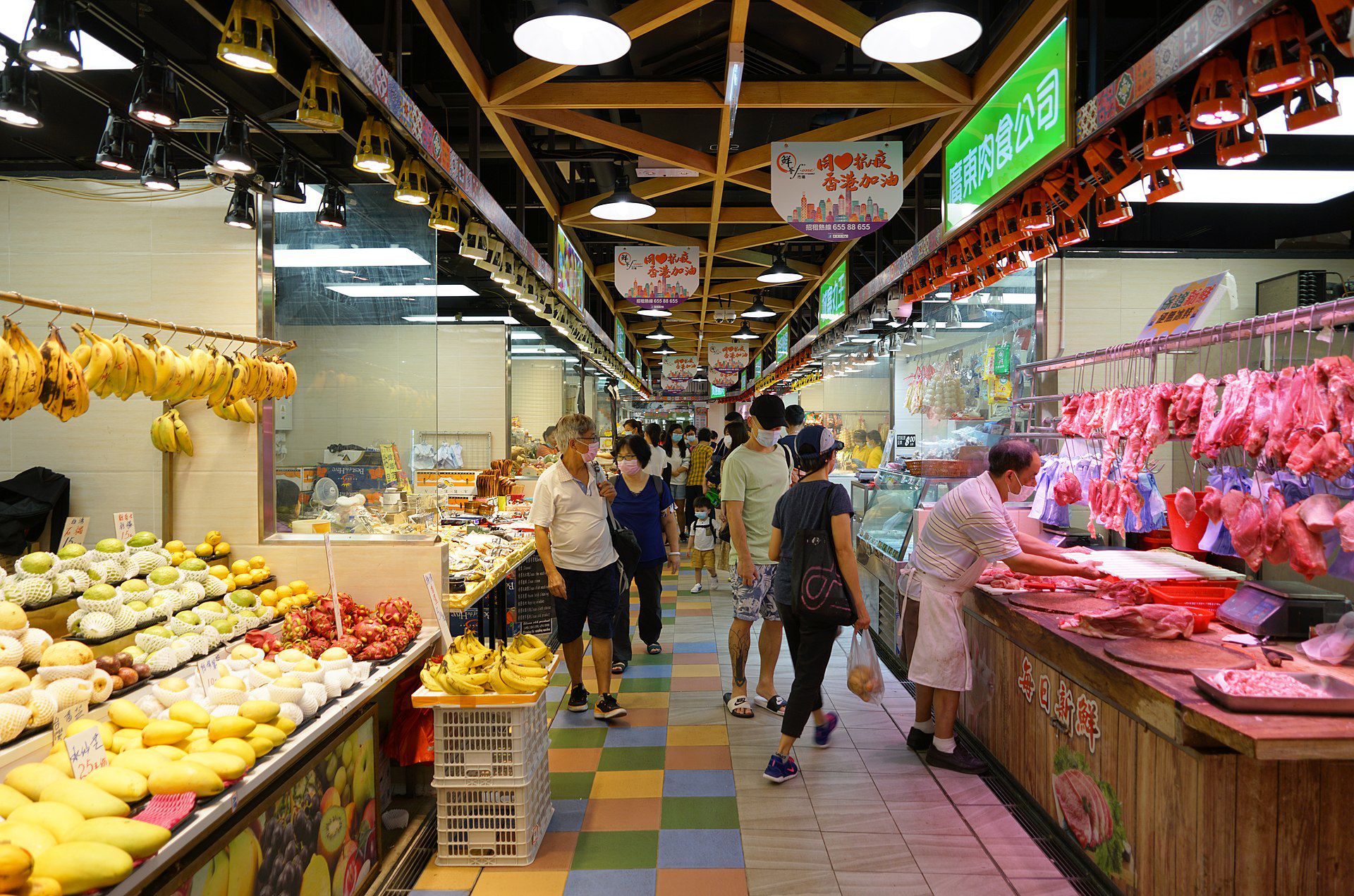 authentic food market